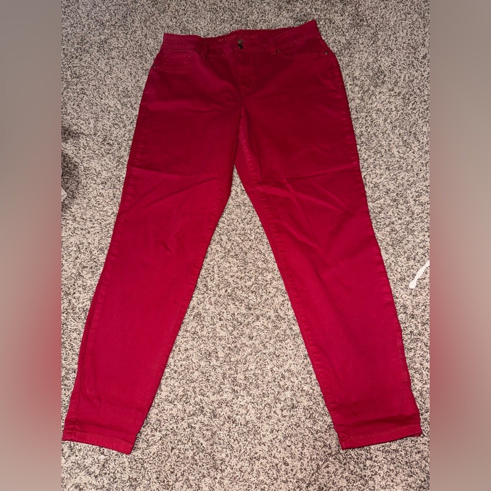 Maurice’s Red Pants